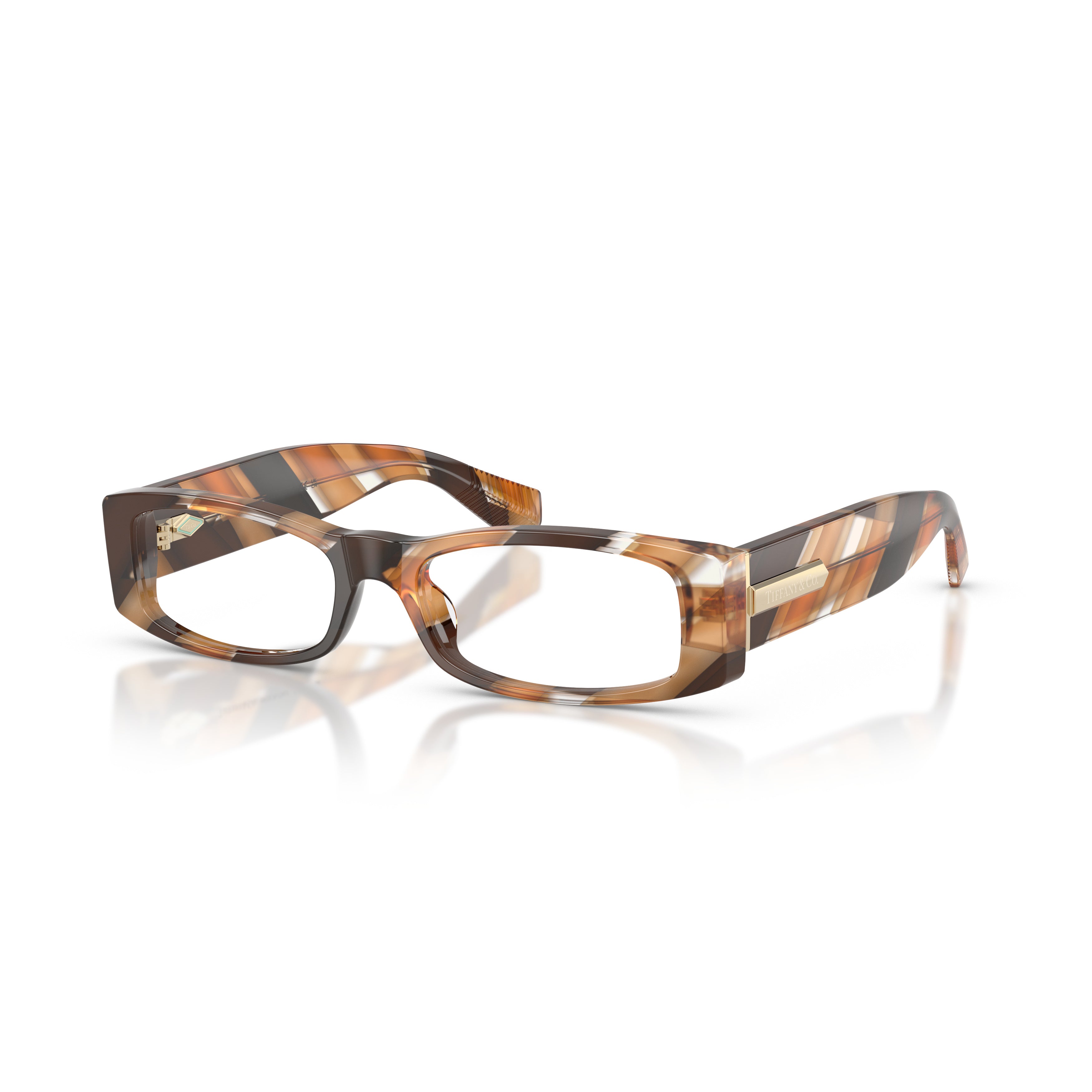 0tf2294u Tortoiseshell Rectangular Eyeglasses