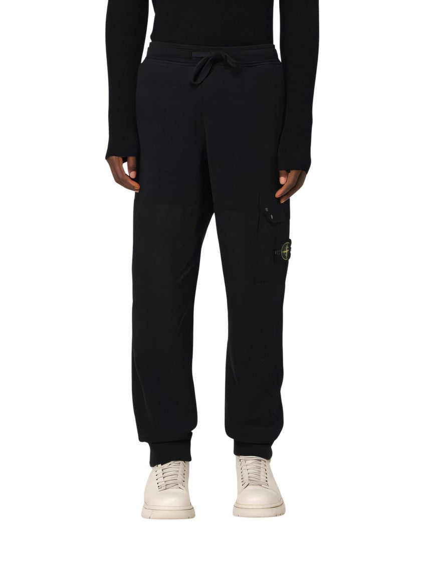 Jogger Pants With Elastic Waistband And Cuffs