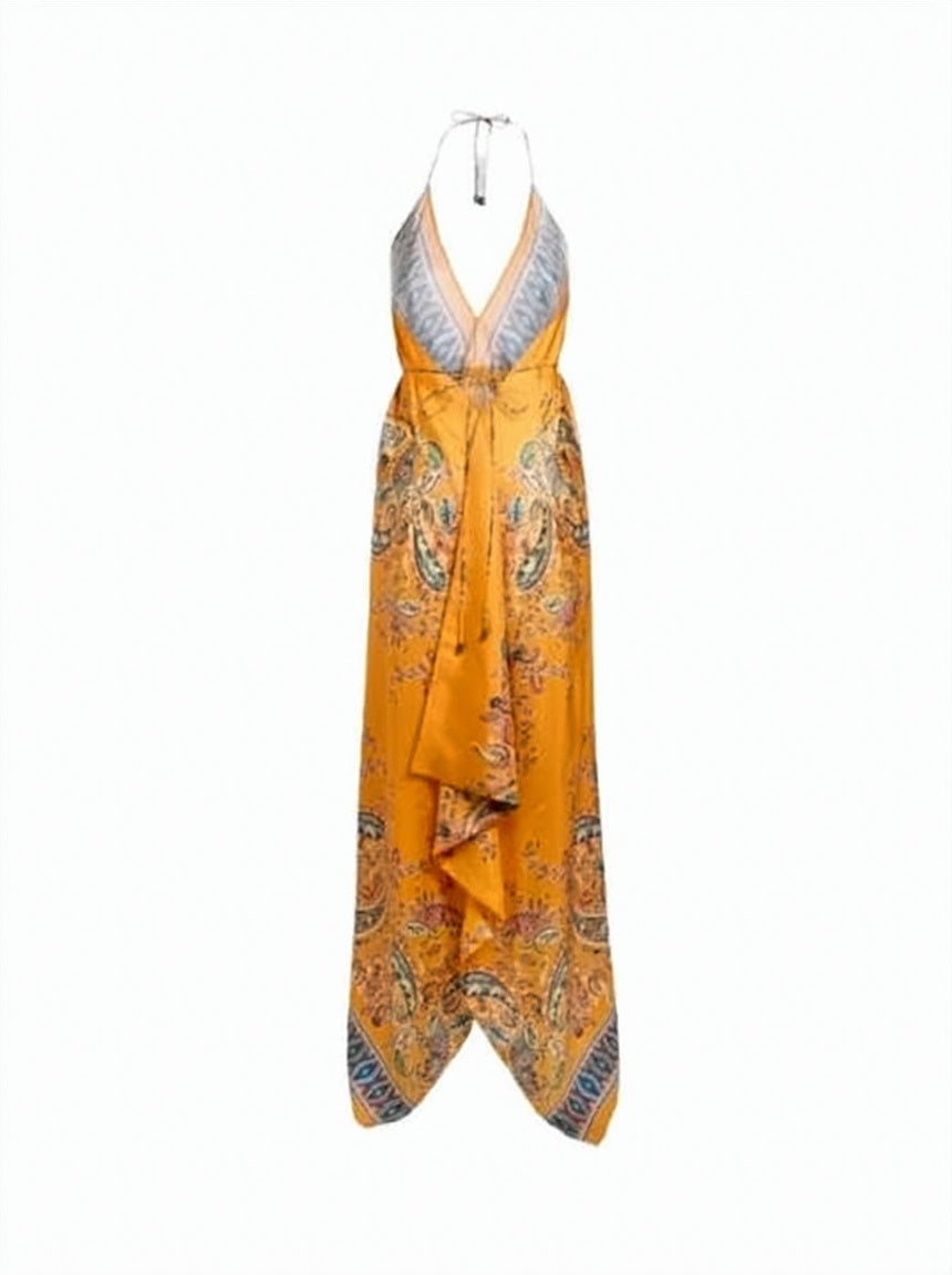 Maxi Dress With Open Back