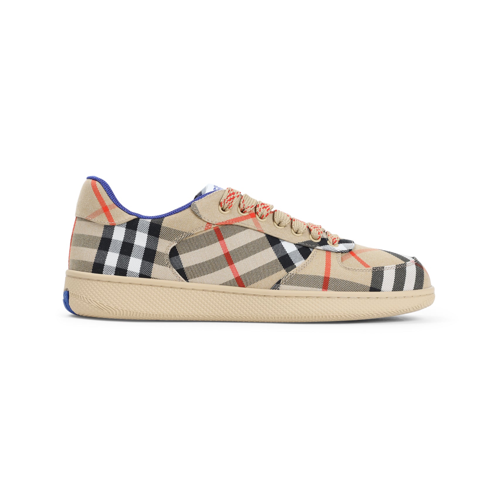 Plaid Pattern Sneakers