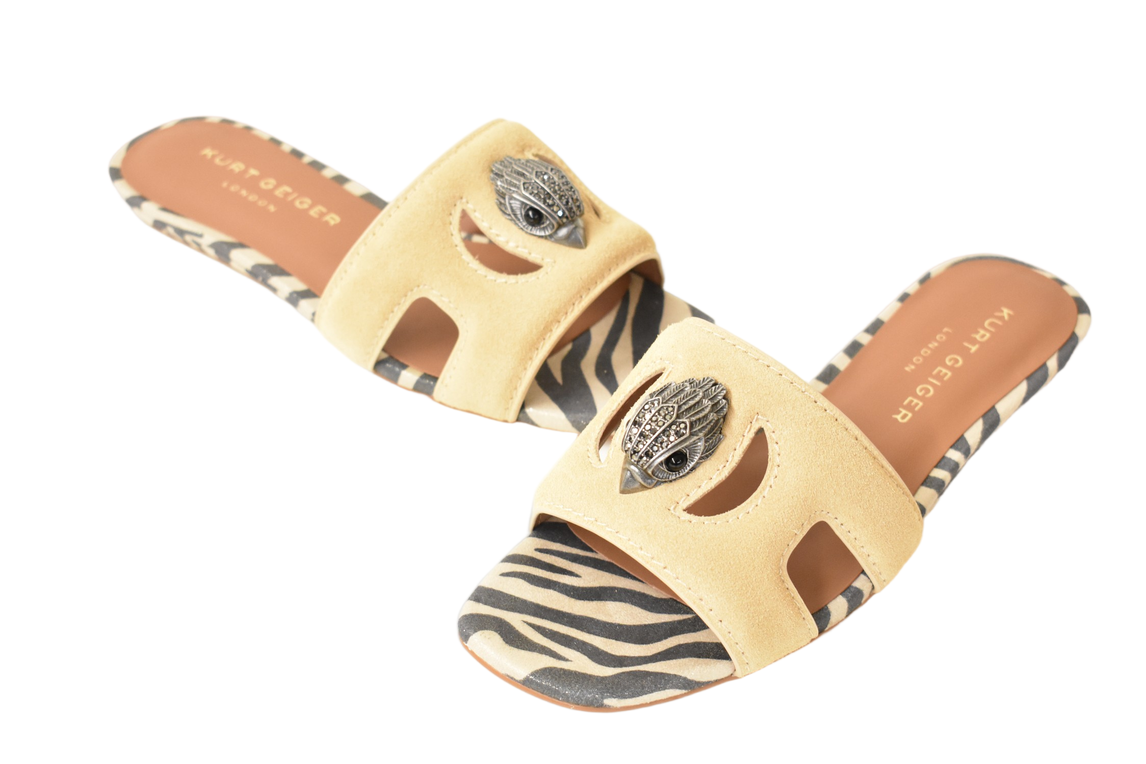 Tan Suede Low Top Slip-On Shoes