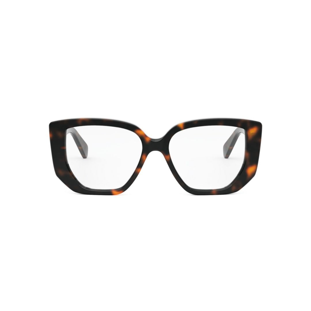 Cl50146i Oversized Square Tortoiseshell Eyeglasses