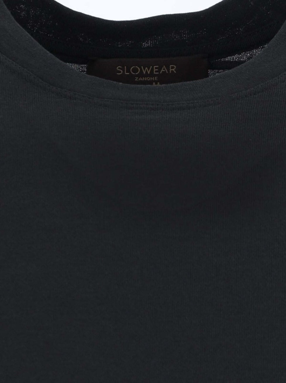 Round Neck Black Cotton T-Shirt