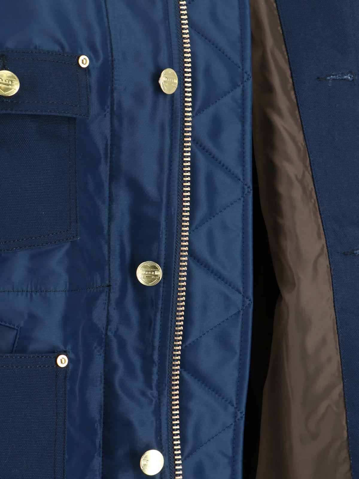 Detroit Canvas Ma-1 Jacket With Structured Silhouette And Contrast Detailing
