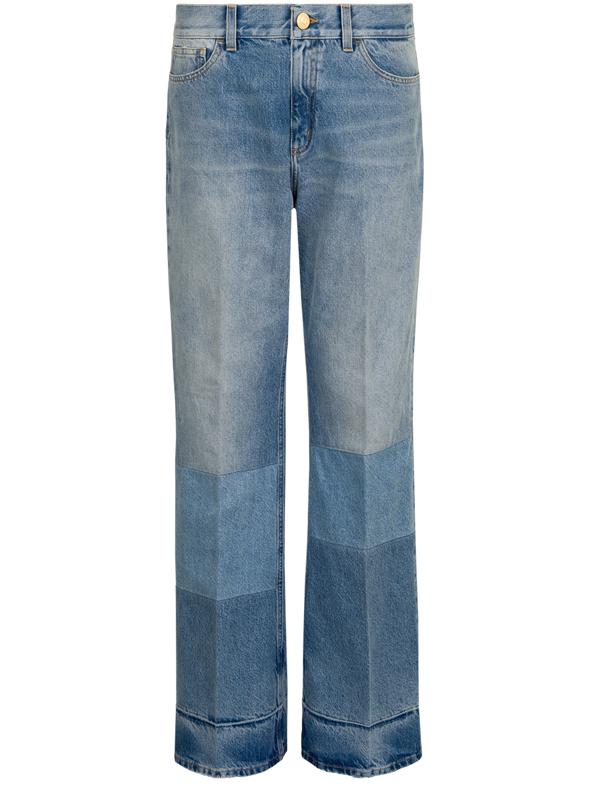 Light Blue Pantalone Smin Straight-Leg Jeans