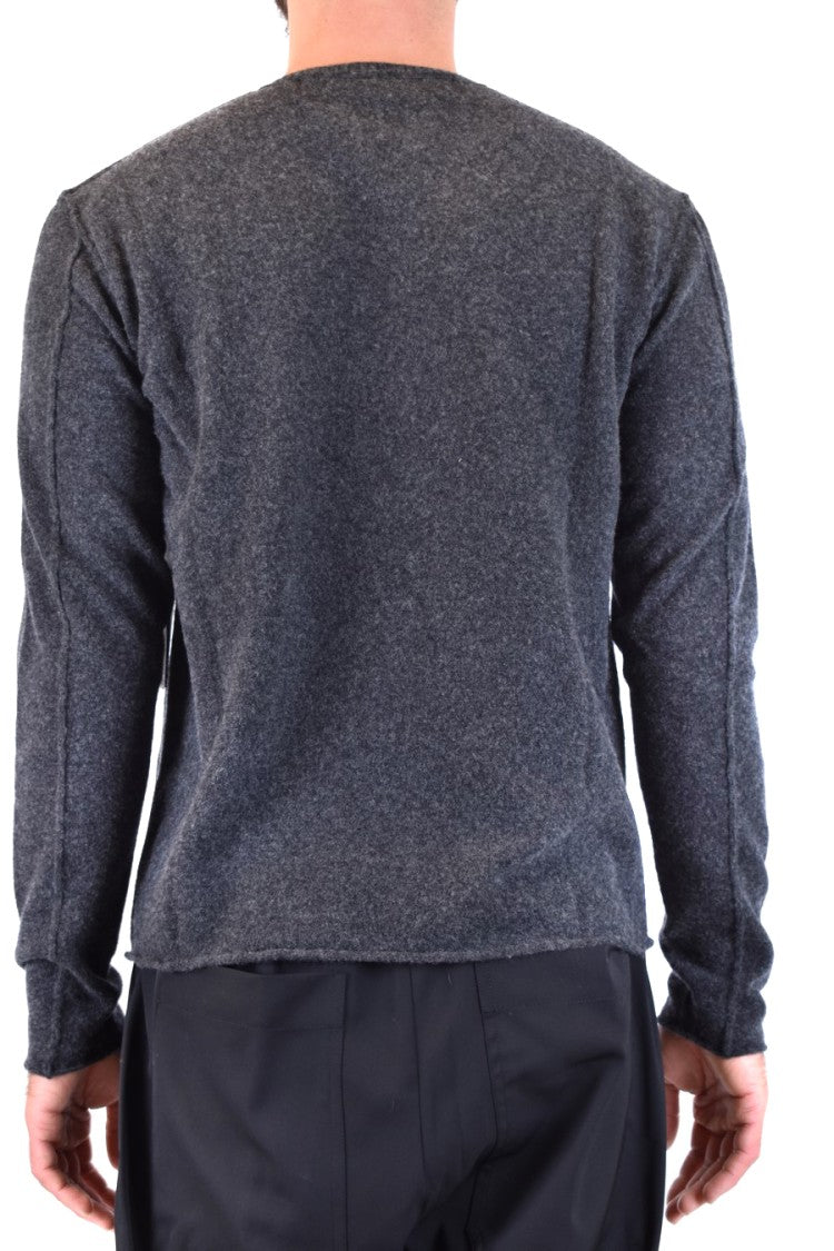 Sophisticated Knit Sweater With Textured Fabric