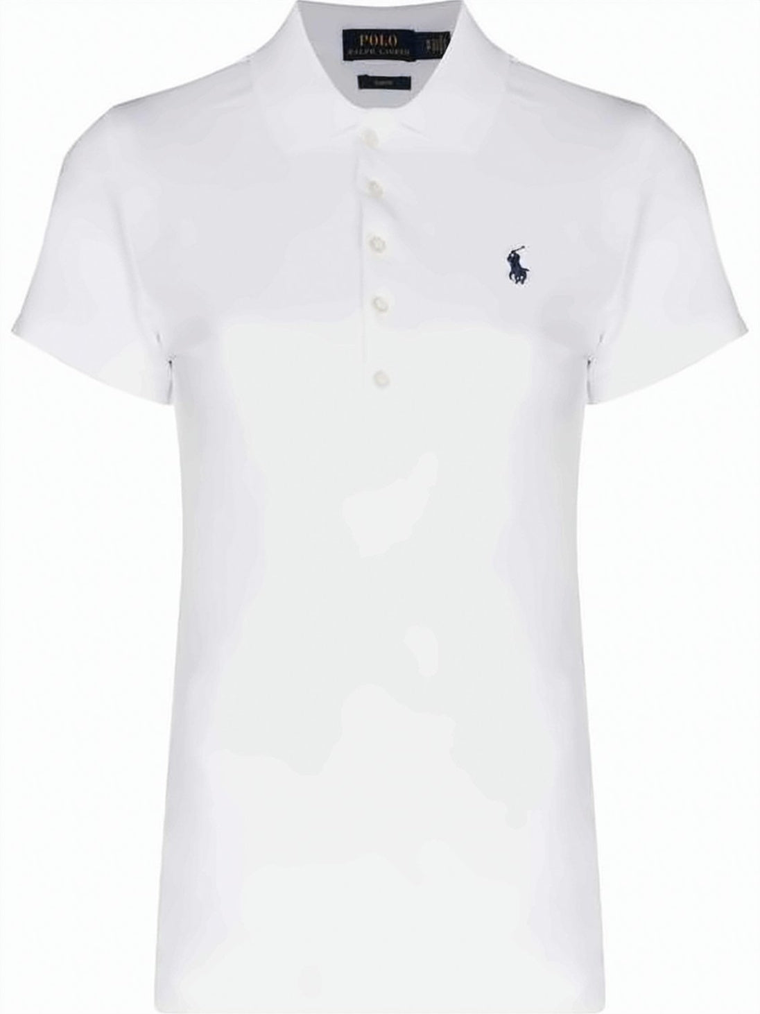 Fitted Short-Sleeve Polo Shirt with Classic Collar