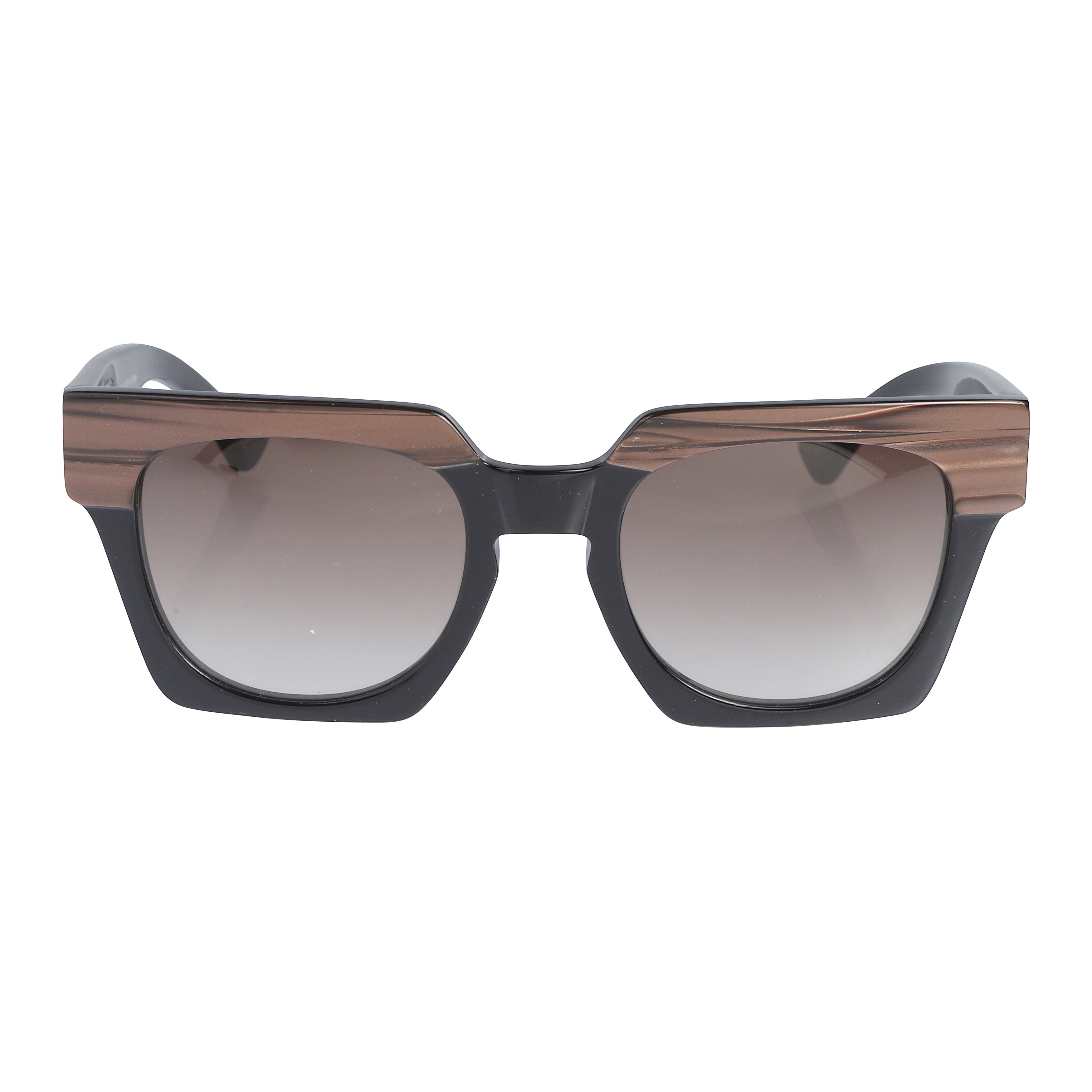 Portofino/N Bold Two-Tone Oversized Square Frame Sunglasses