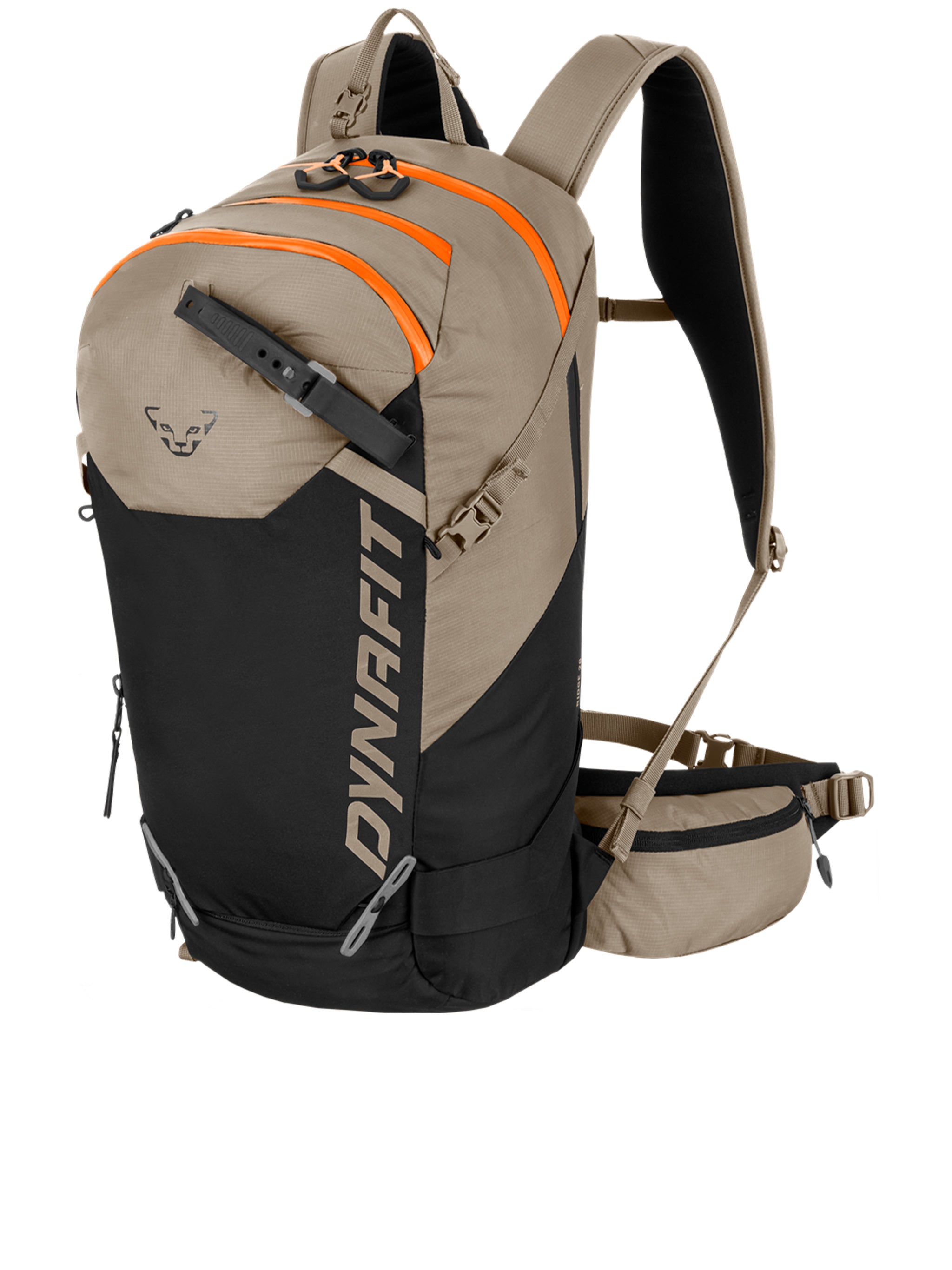 Ridge 26 Beige/Black Orange Accent Backpack