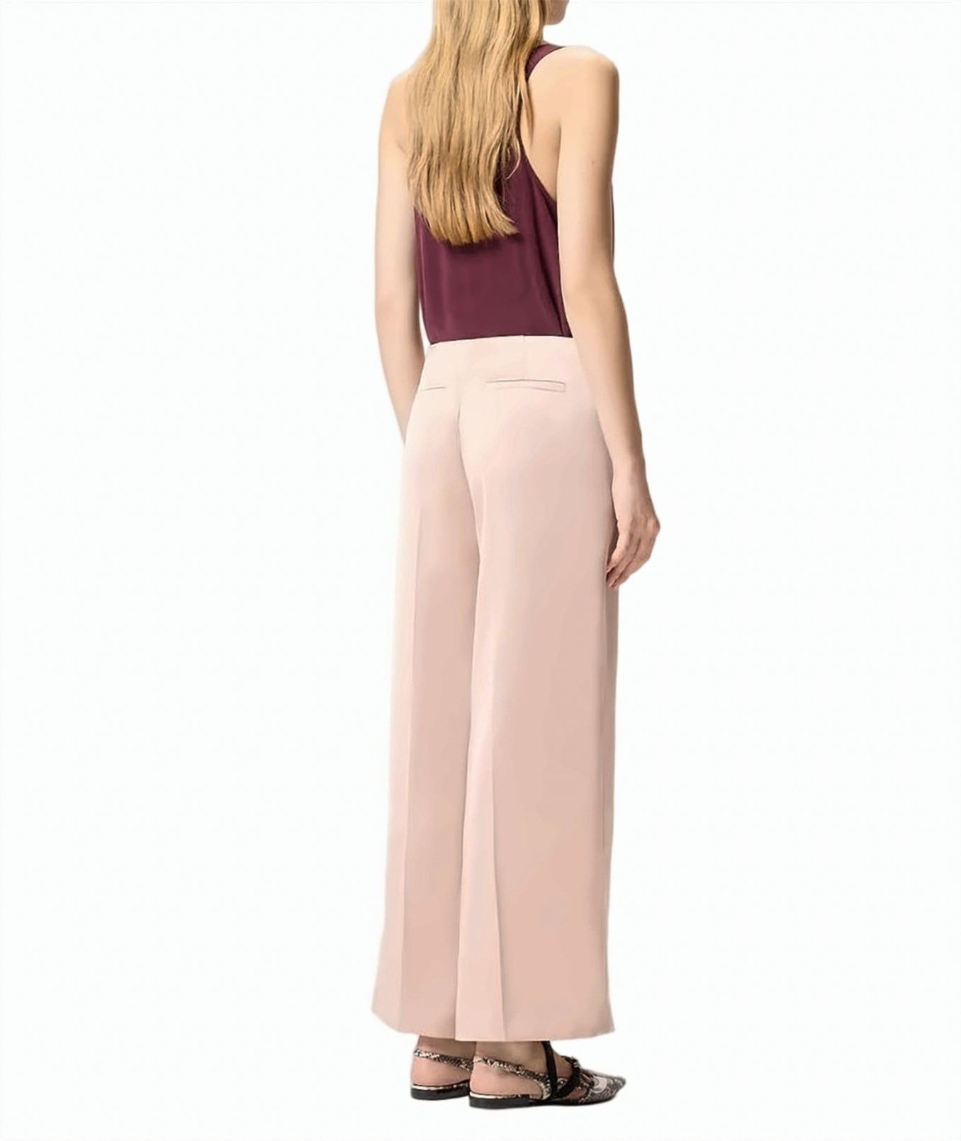 Limoncello Satin Wide Leg Trousers