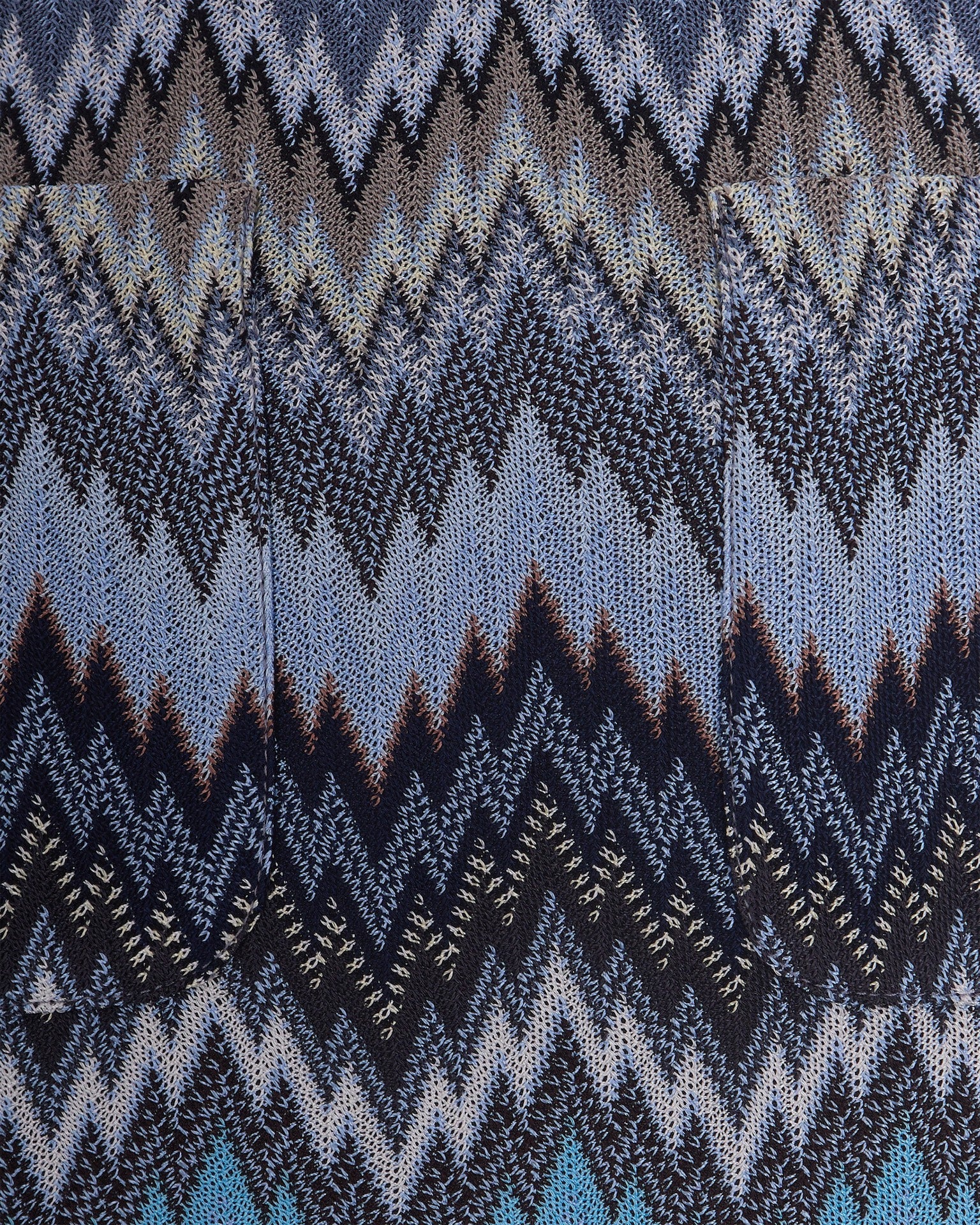 Chevron Snakeskin Miniskirt