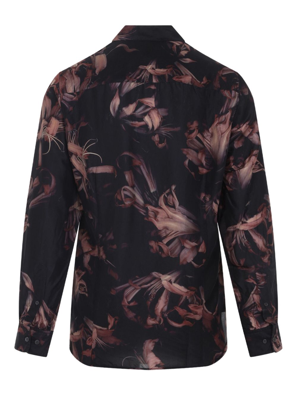 Silk Shirt with Floral Print