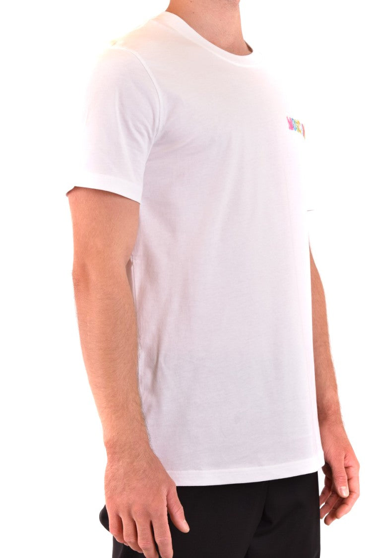 Classic White Short-Sleeve Tee With Iconic Logo