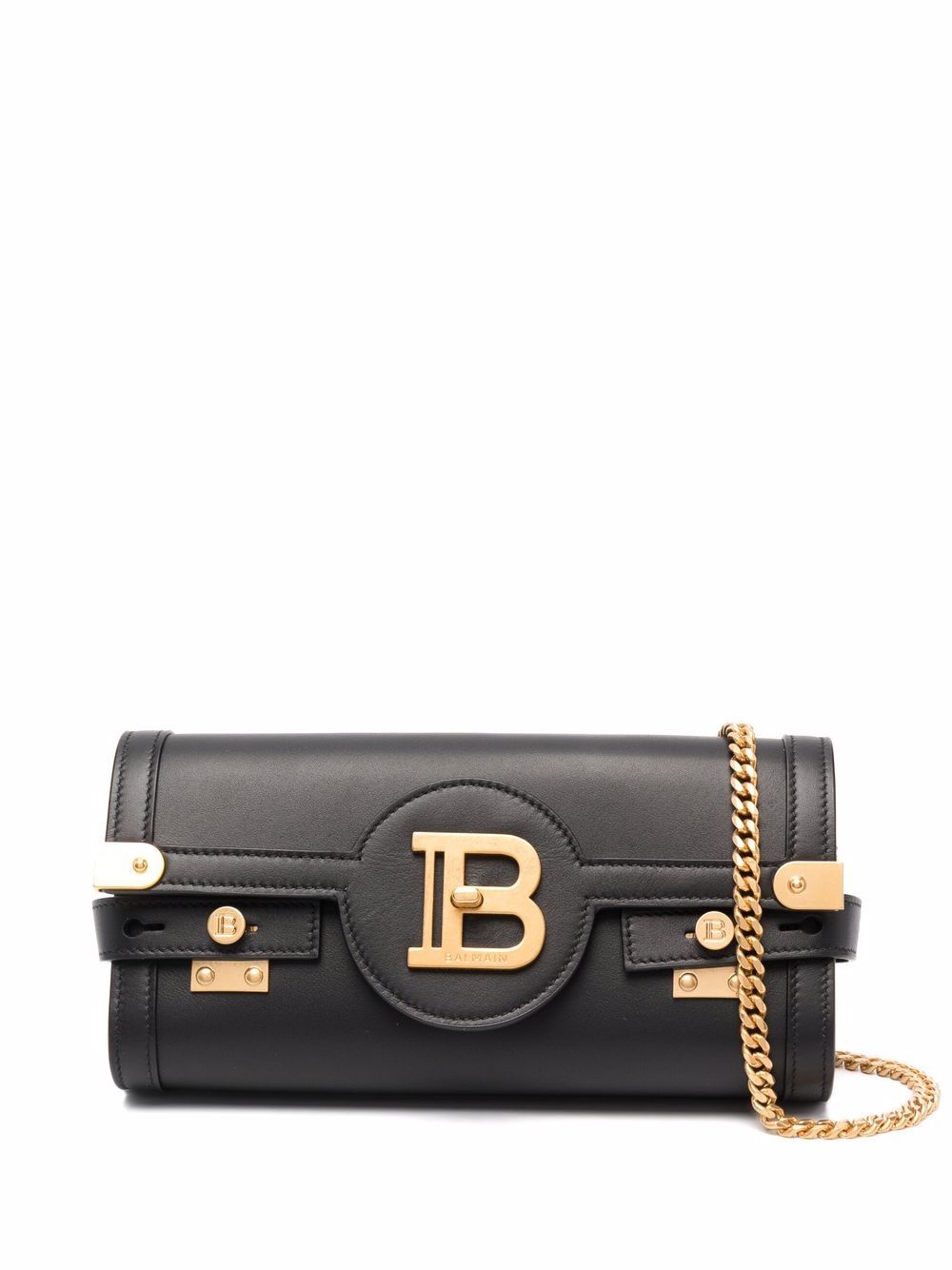 Black Leather Shoulder Bag