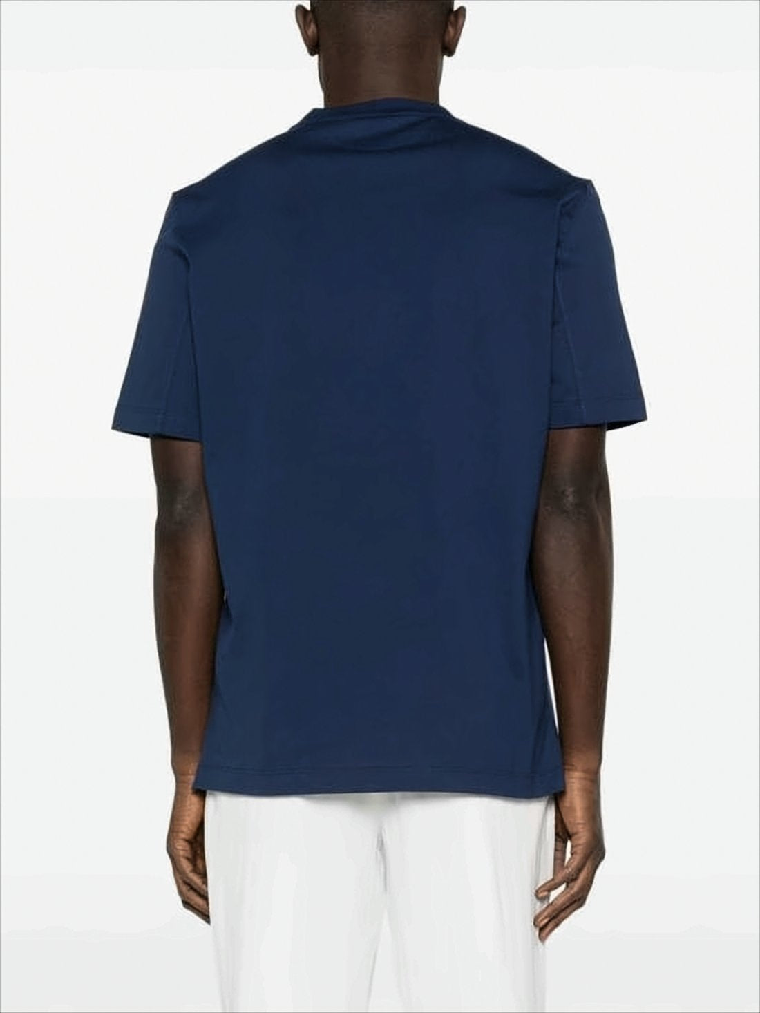 Short-Sleeve Crew Neck T-Shirt with Subtle Logo