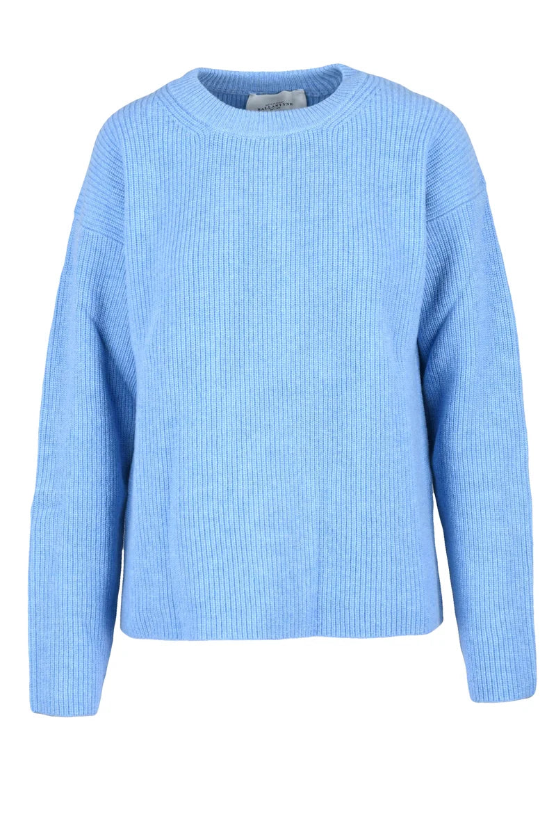 Ribbed Sweater - Light Blue