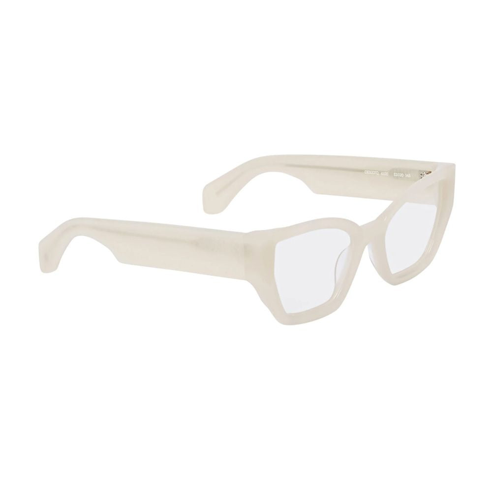 Oerj07Q Style 7Q Squared Geometric Sunglasses In Glossy Beige Acetate