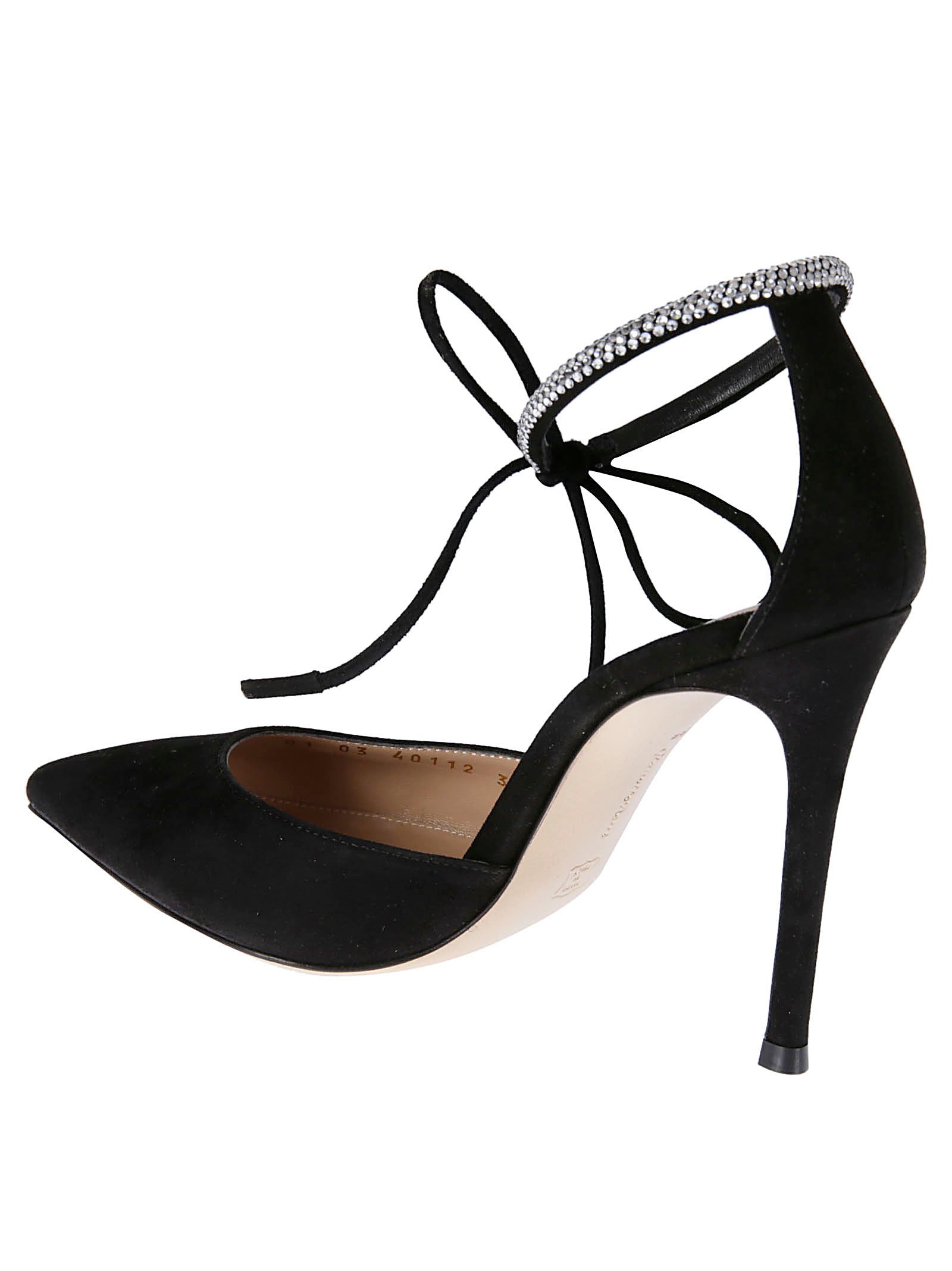 High Heel Black Calf Leather Pumps