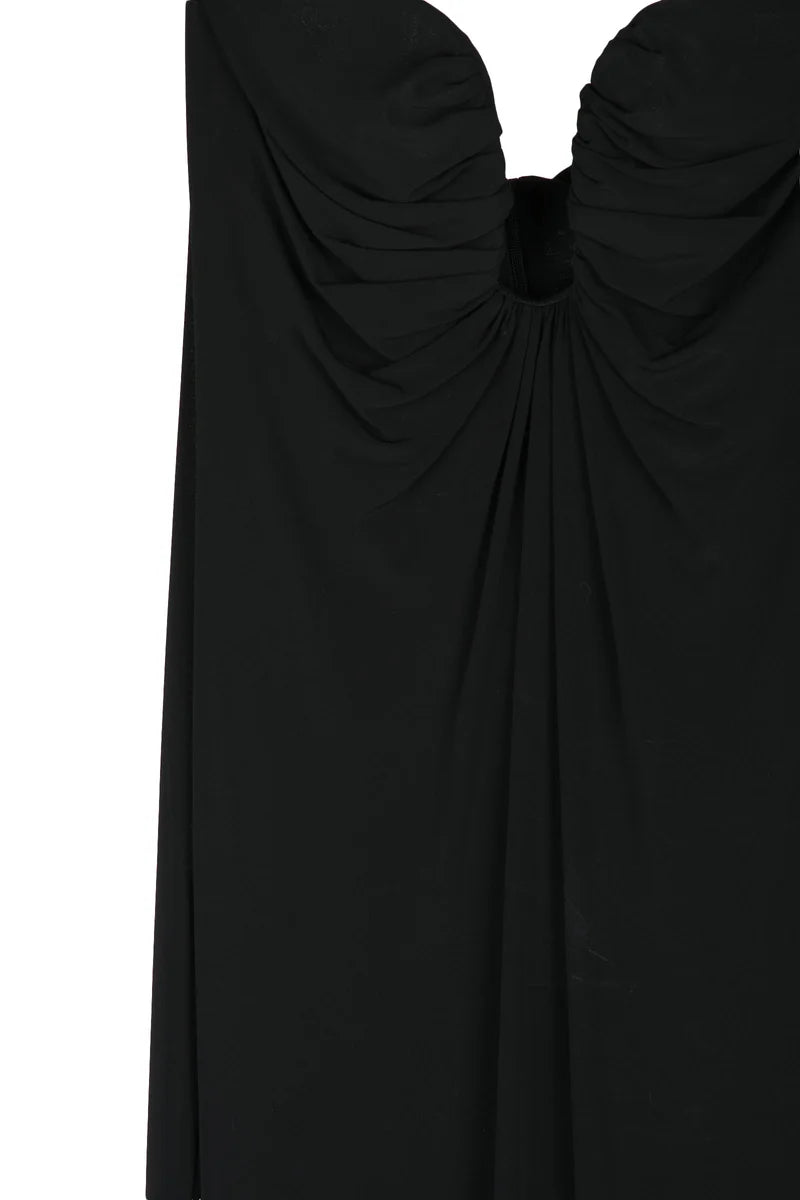 Longuette Lycra Dress - Black