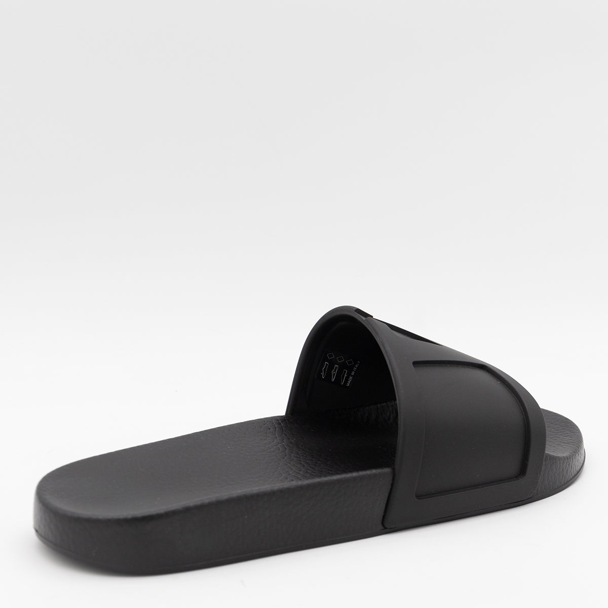 Black Leather Flats