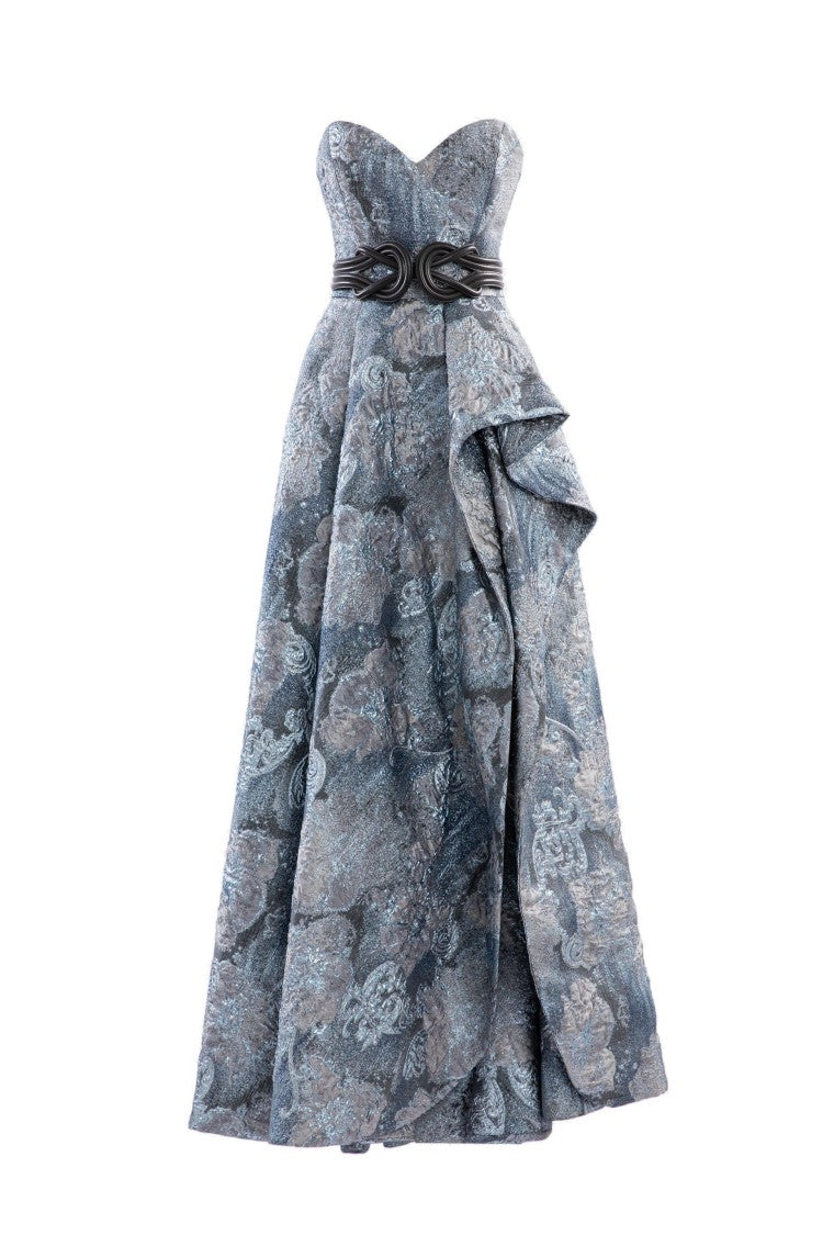 Brocade Long Dress