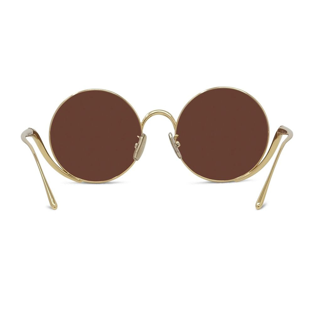 Round Sunglasses LW40187U Gold