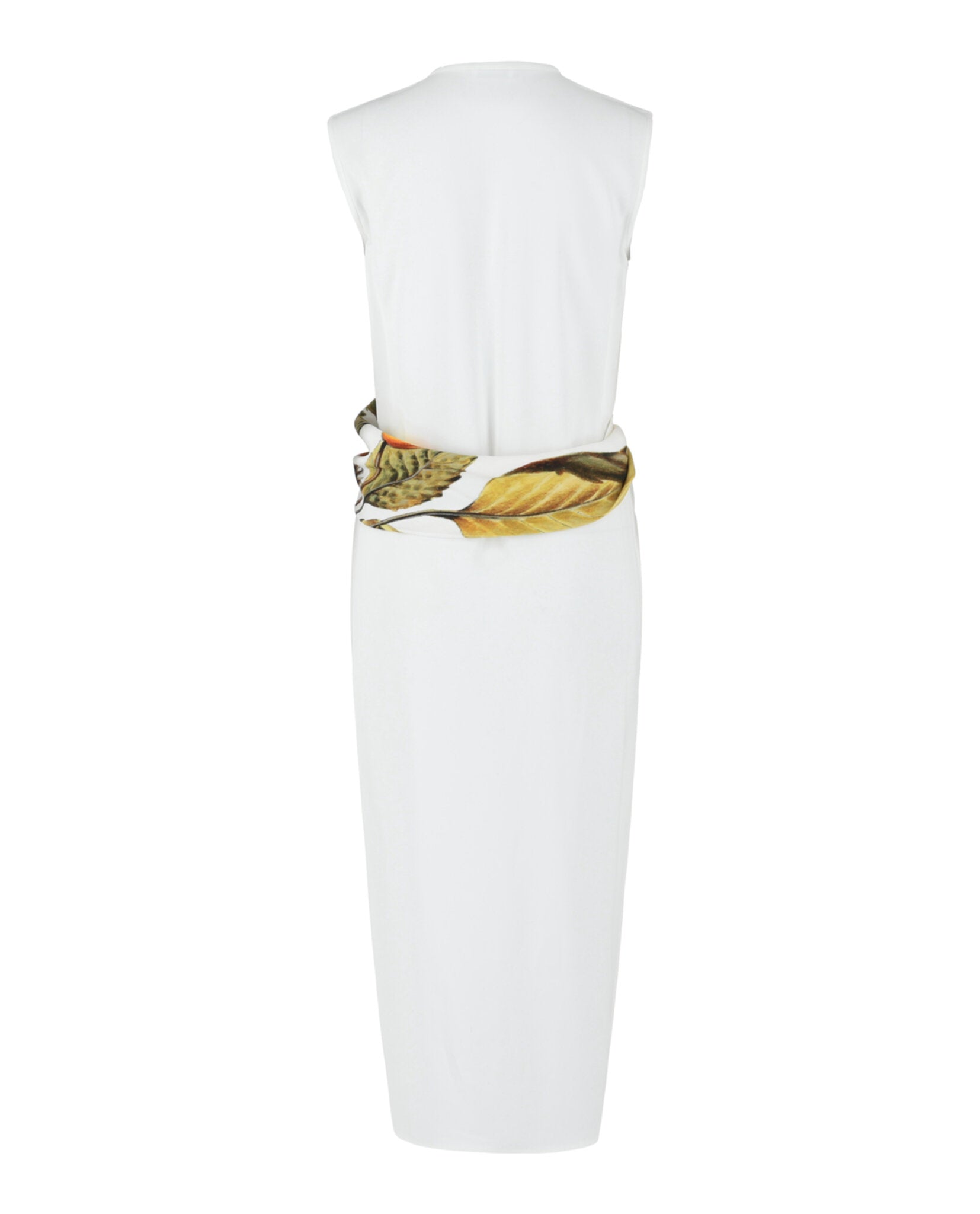 Twisted Belt Midi Dress