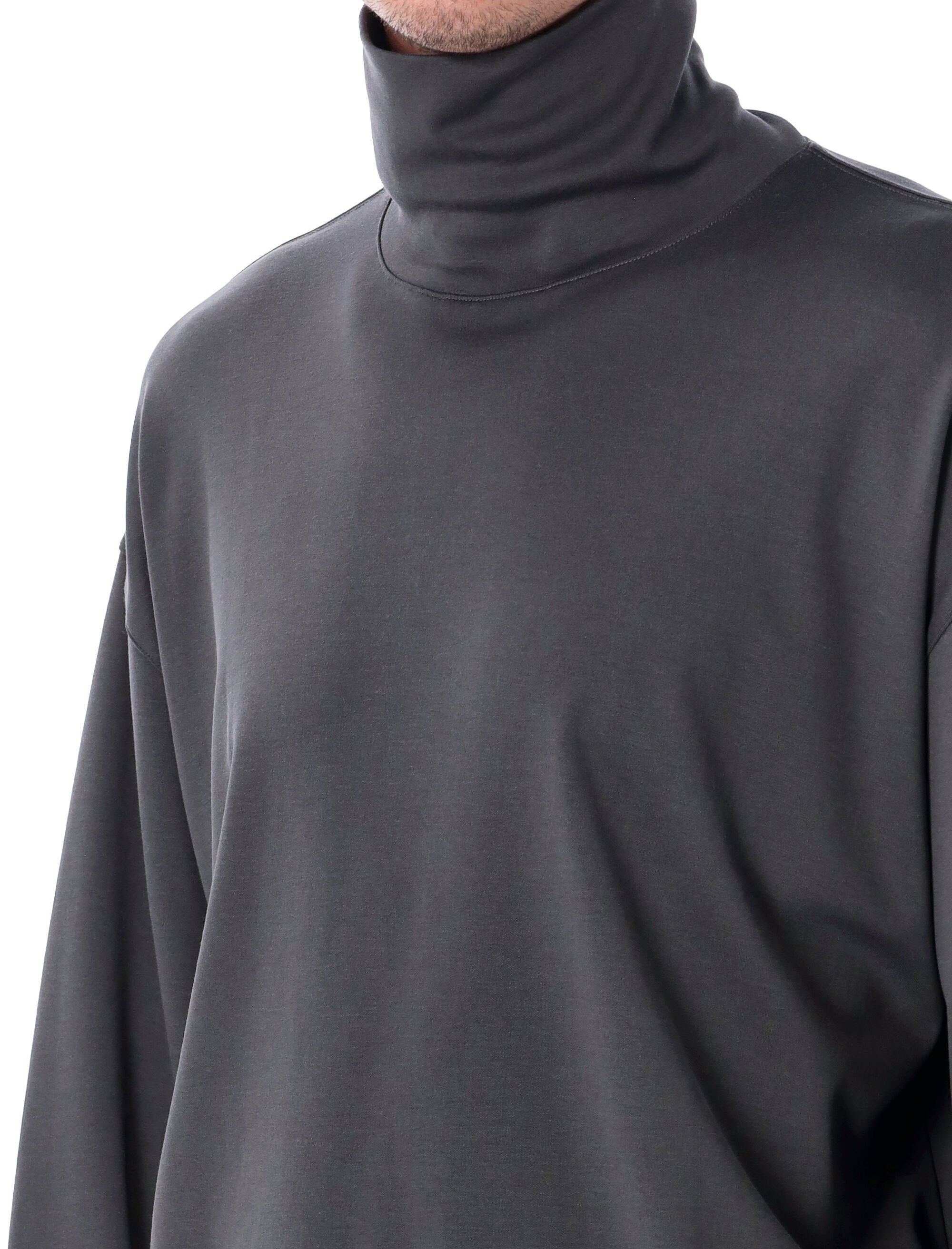 Relaxed Mock Neck T-Shirt