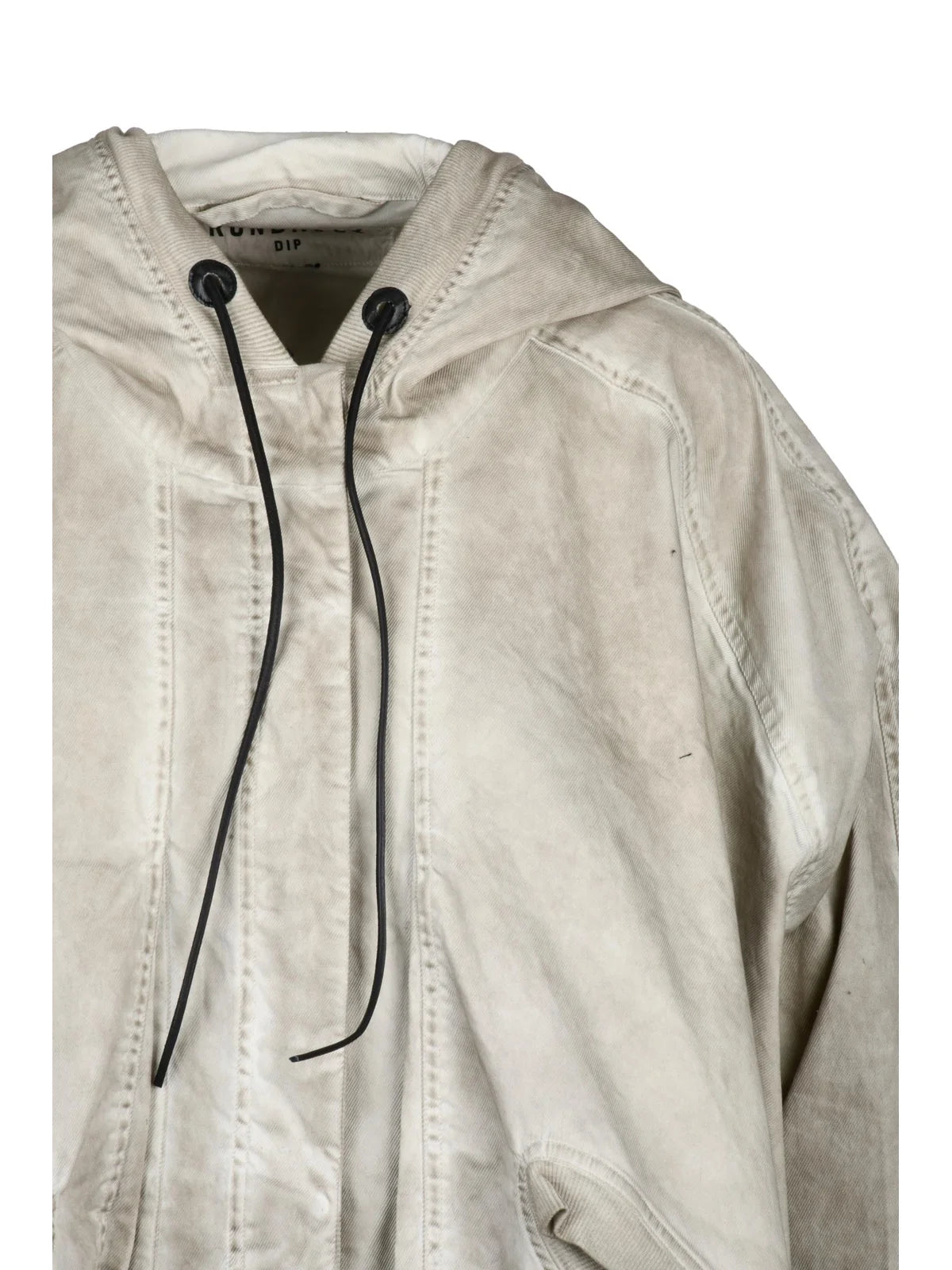 Beige Overcoat Cotton Coat