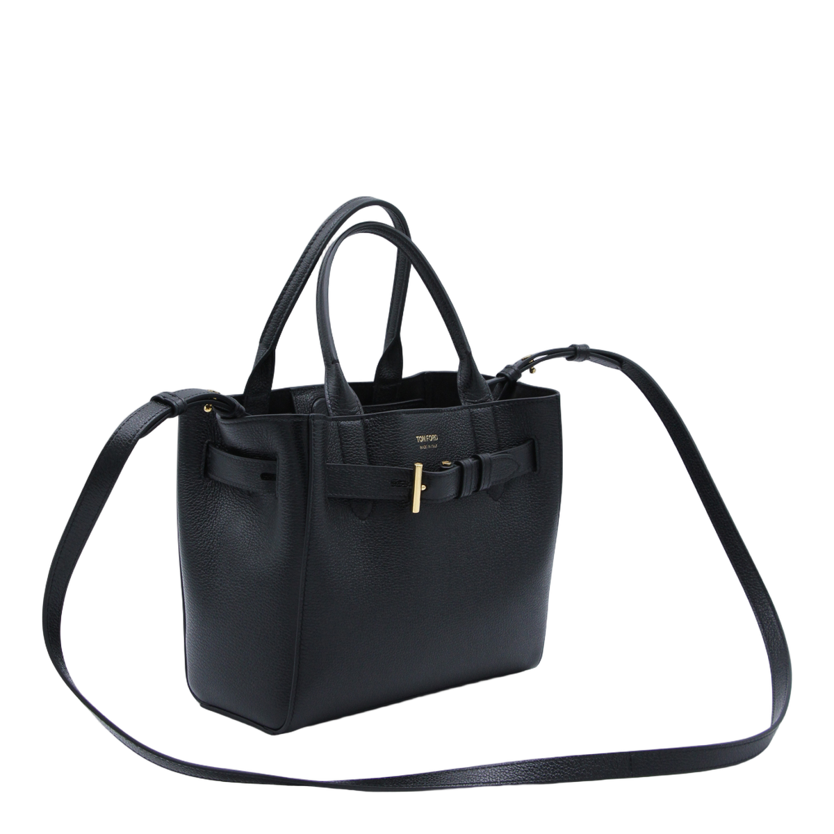 Structured Black Handbag With Timeless Design