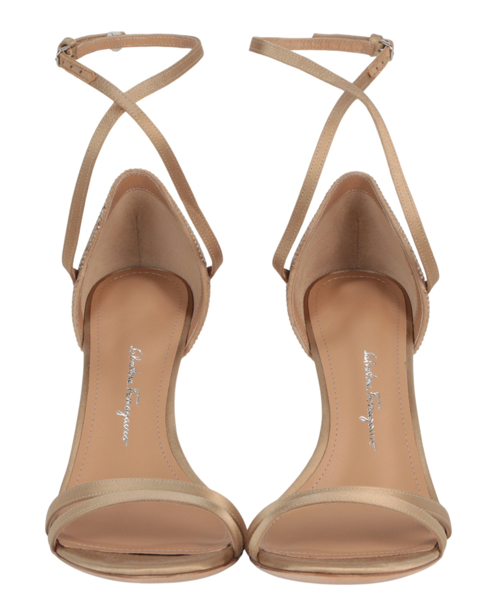 Ines X5 Crystal Embellished Strappy Sandals
