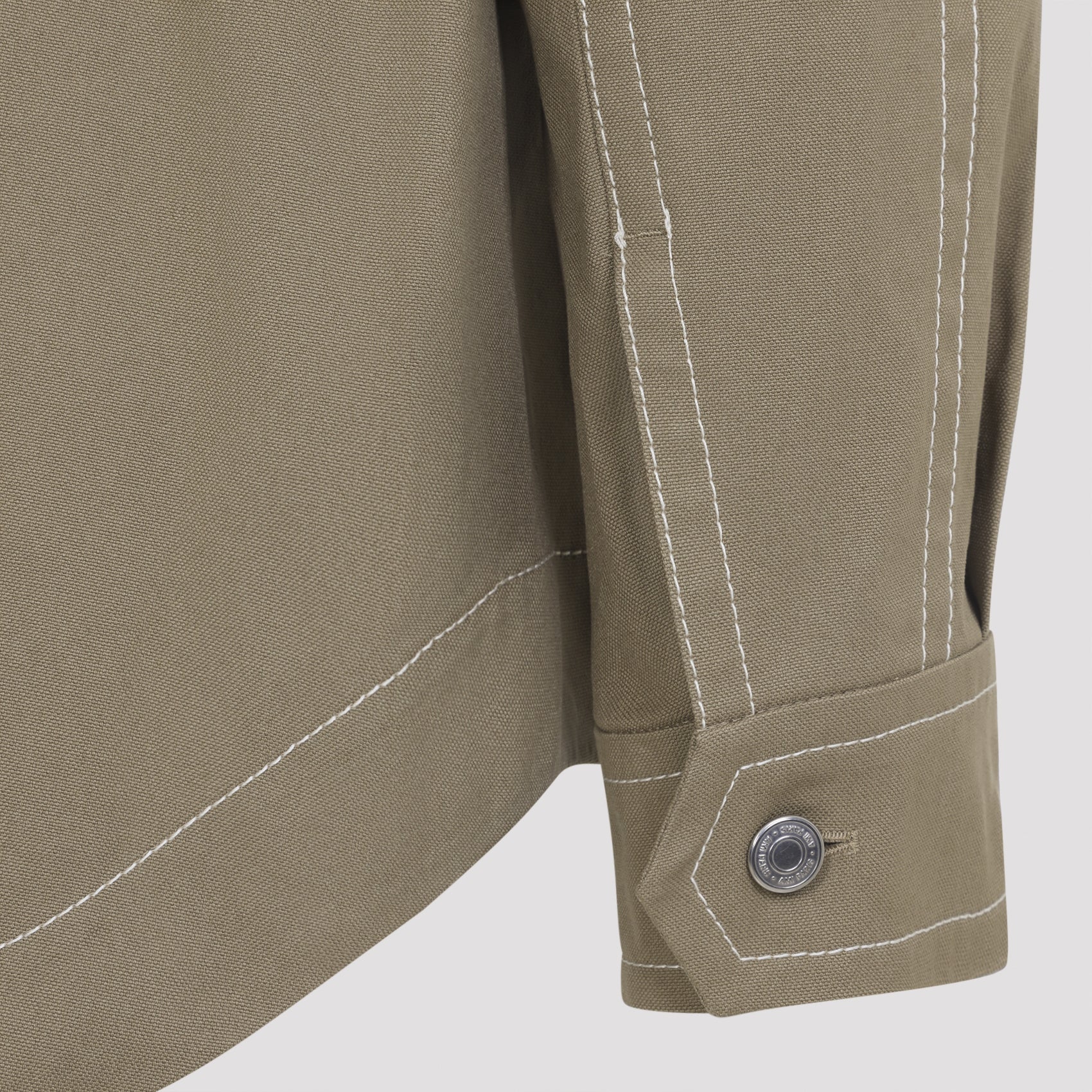 Cotton Casual Jacket with Structured Collar