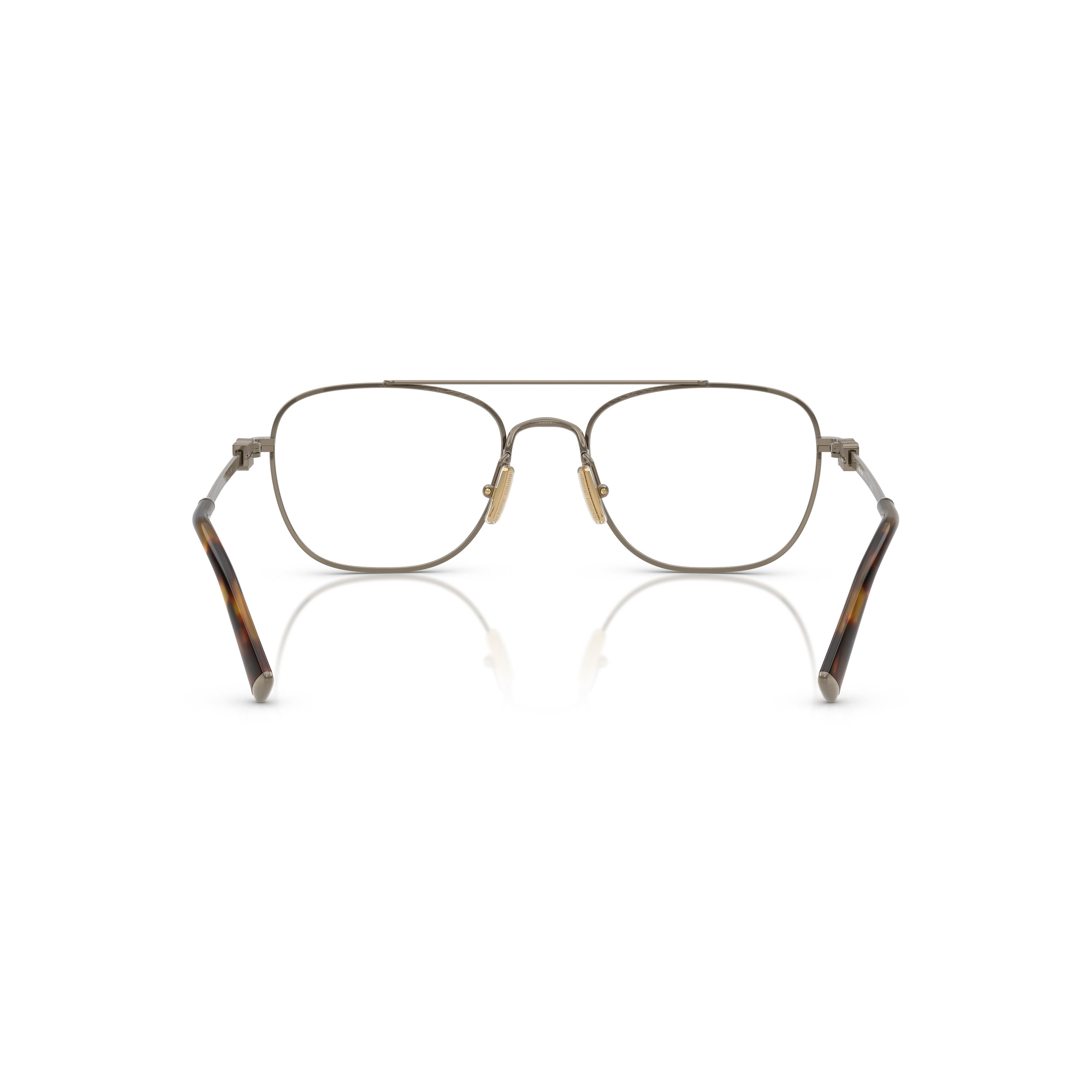 0mu 51wv Square Metal Eyeglasses