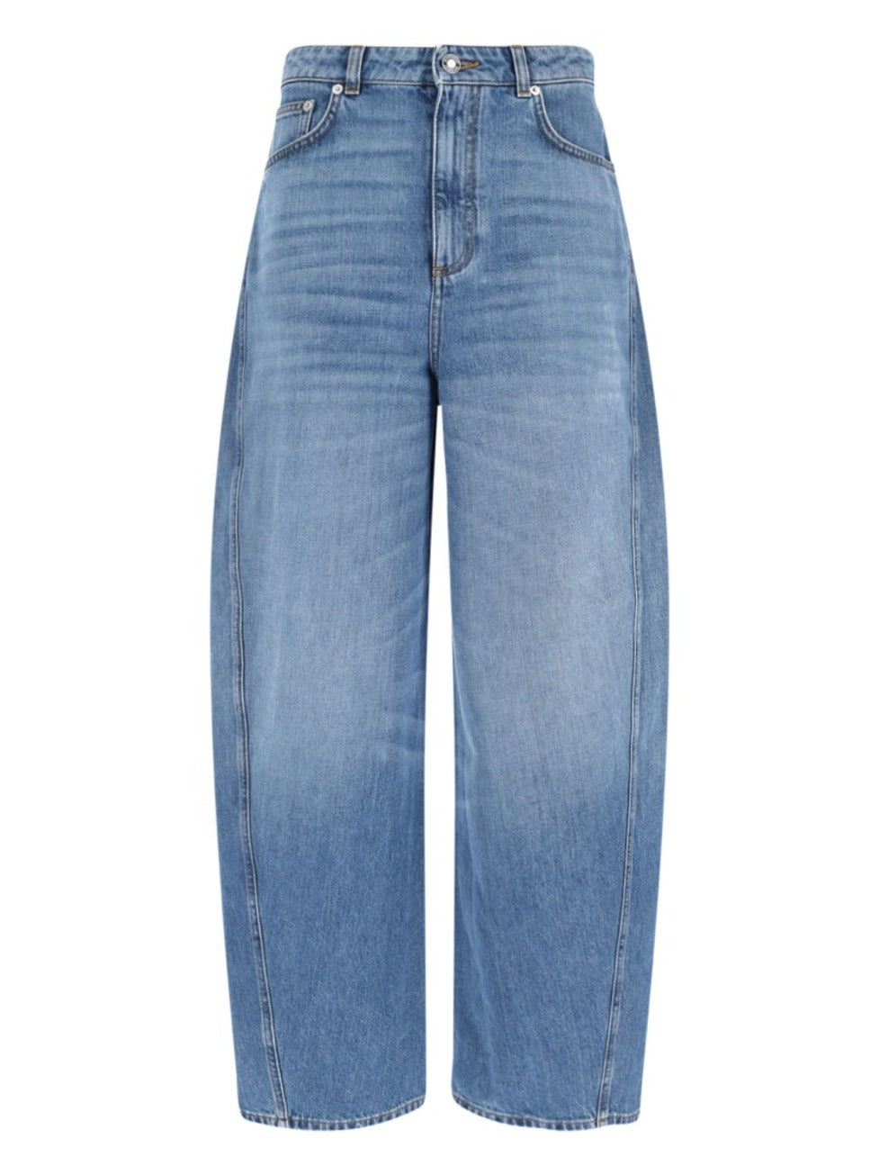 Wide-Leg Jeans With Medium Rise