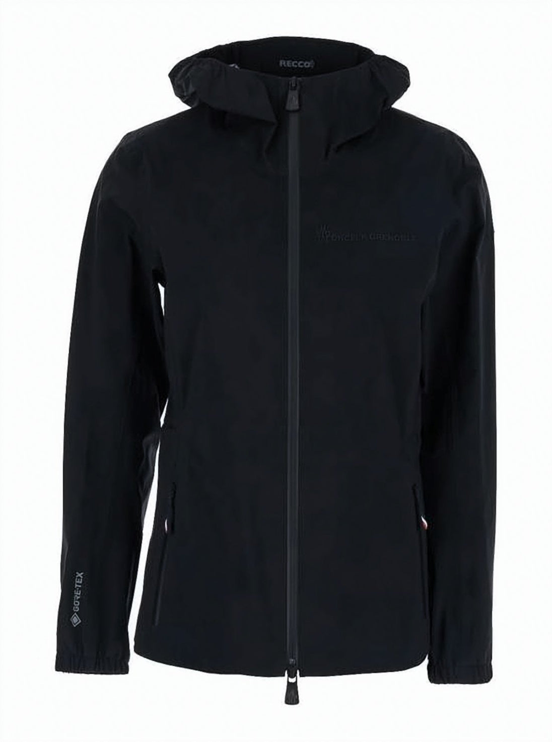 Quilted Down Coat with Knitted Sleeves