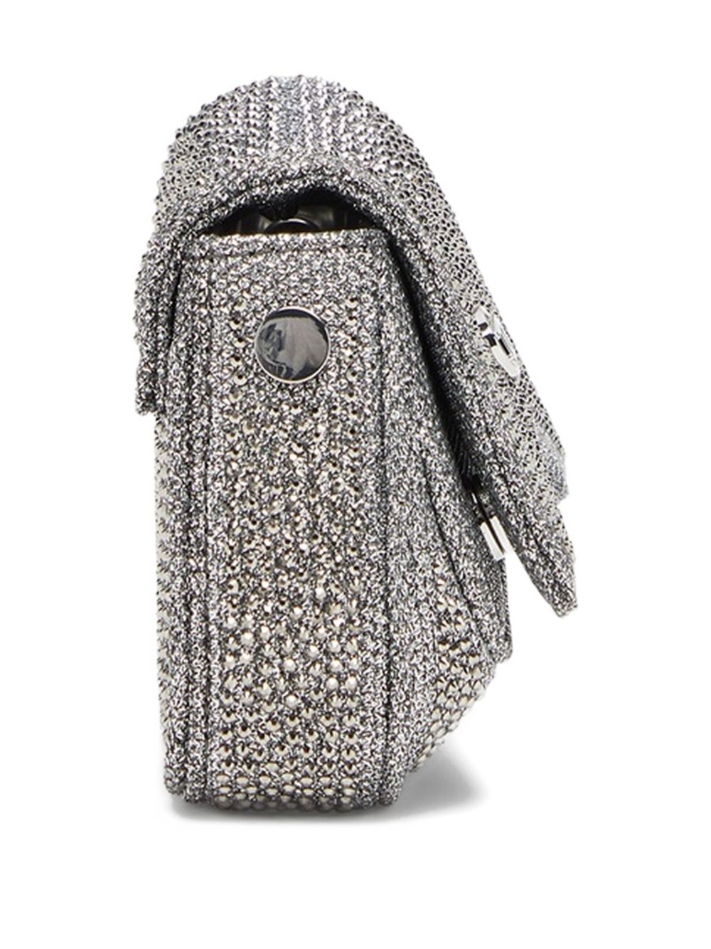 Curved Silver Bag