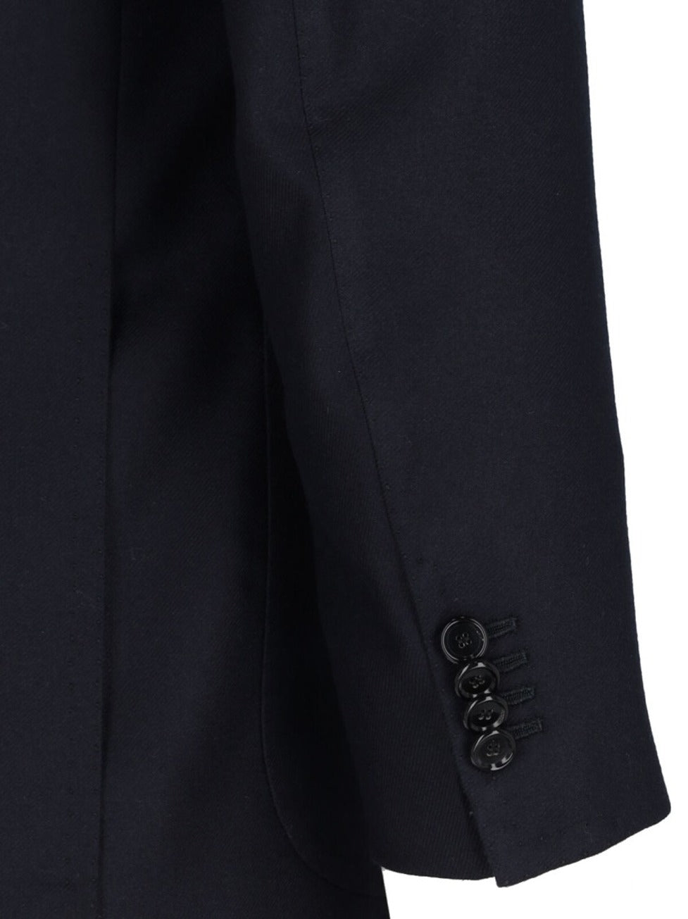 Single-Breasted Blazer In Blue Cashmere