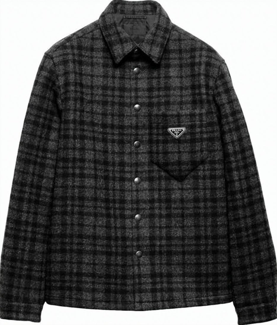 Classic Plaid Wool Coat