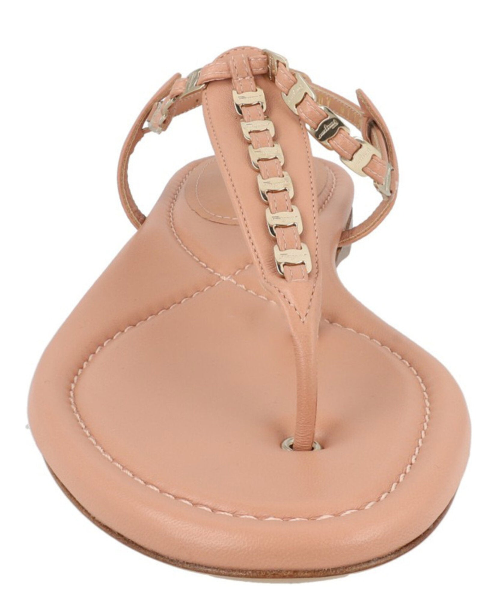 Tahiti Chain T-Strap Sandals