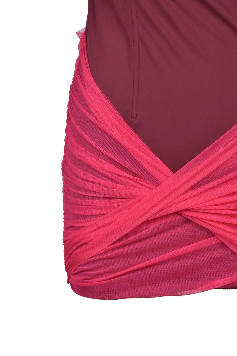 Mini Dress Lycra - Fuchsia