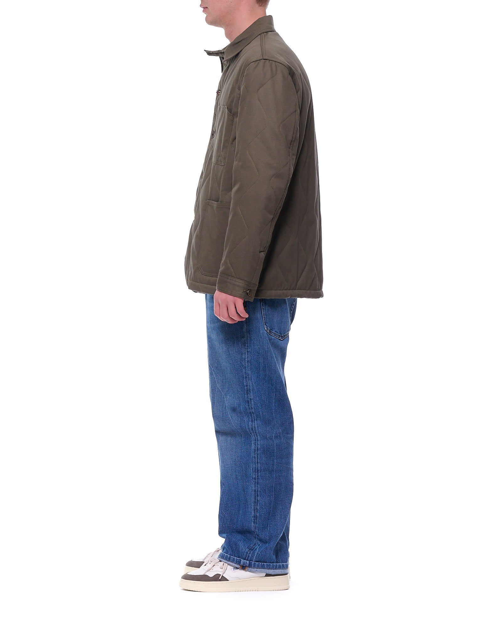 Boxy Fit Utility Workwear Jacket With