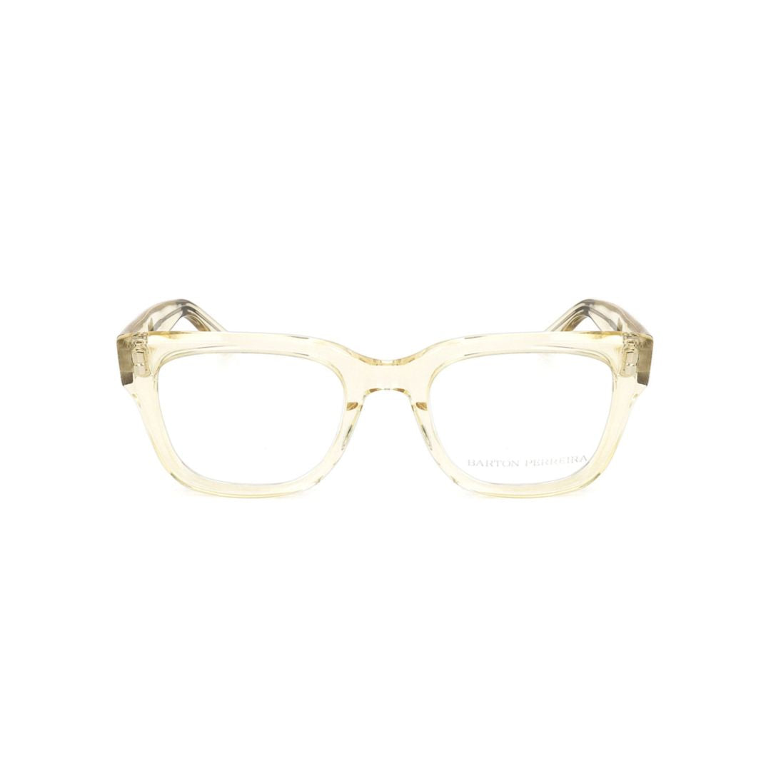 Bp5069 500ju Translucent Light Beige Square Eyeglasses with Thick Temples