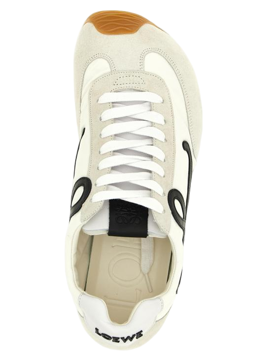 Calf Leather and Nylon Sneakers