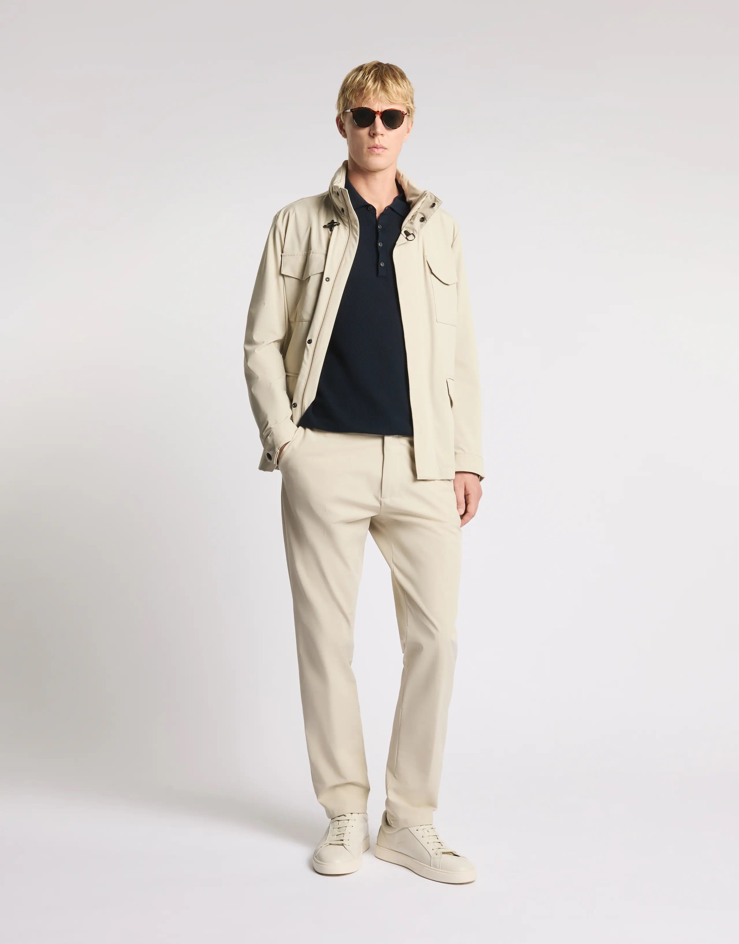 Medium Tan Field Stretch Utility Jacket