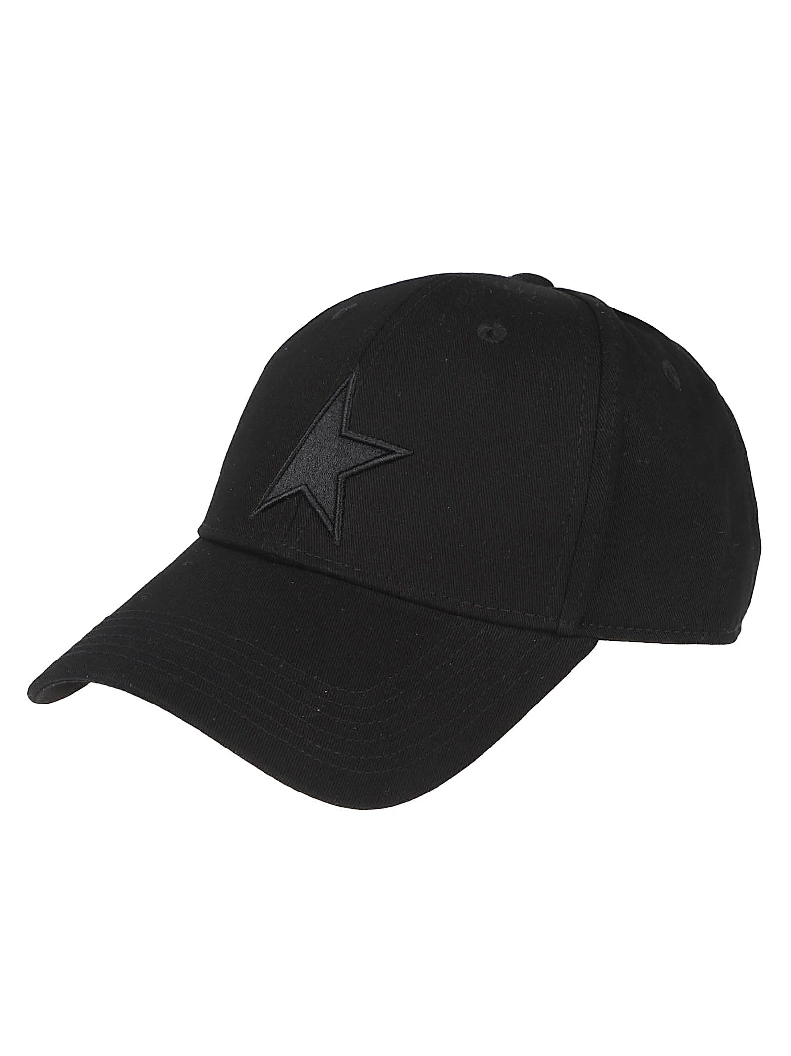 Baseball Cap With Stitched Star Logo