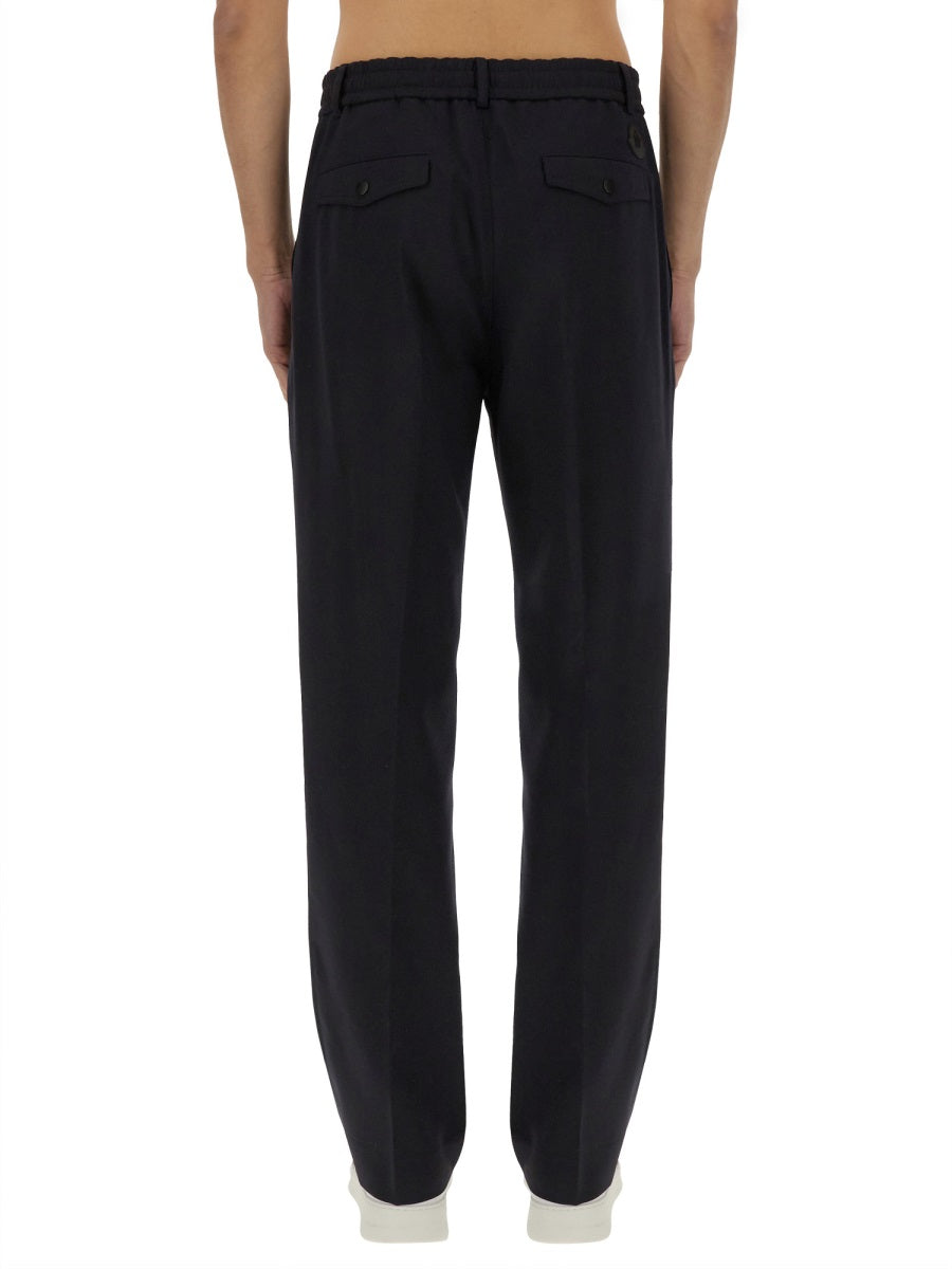 Classic Tailored Straight Leg Pants with Smooth Finish