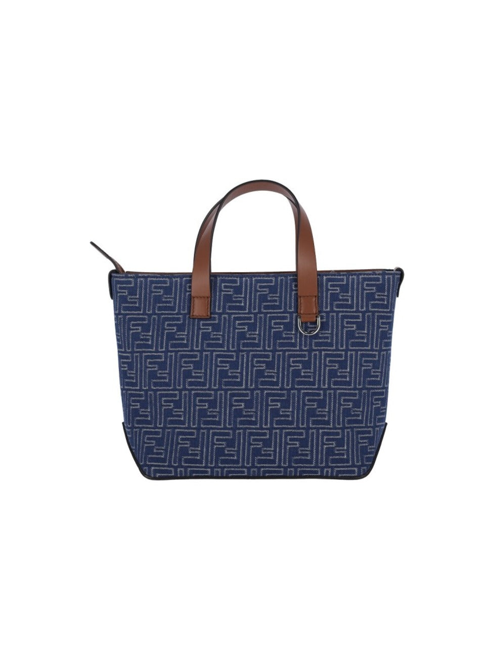 "Ff" Small Bora Tote Bag Blue
