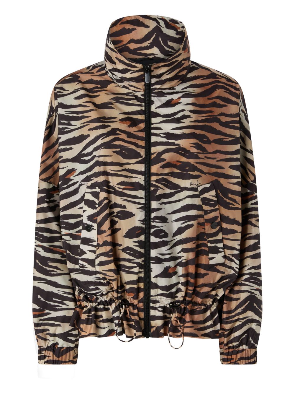 Tiger Stripe High Collar Shirt