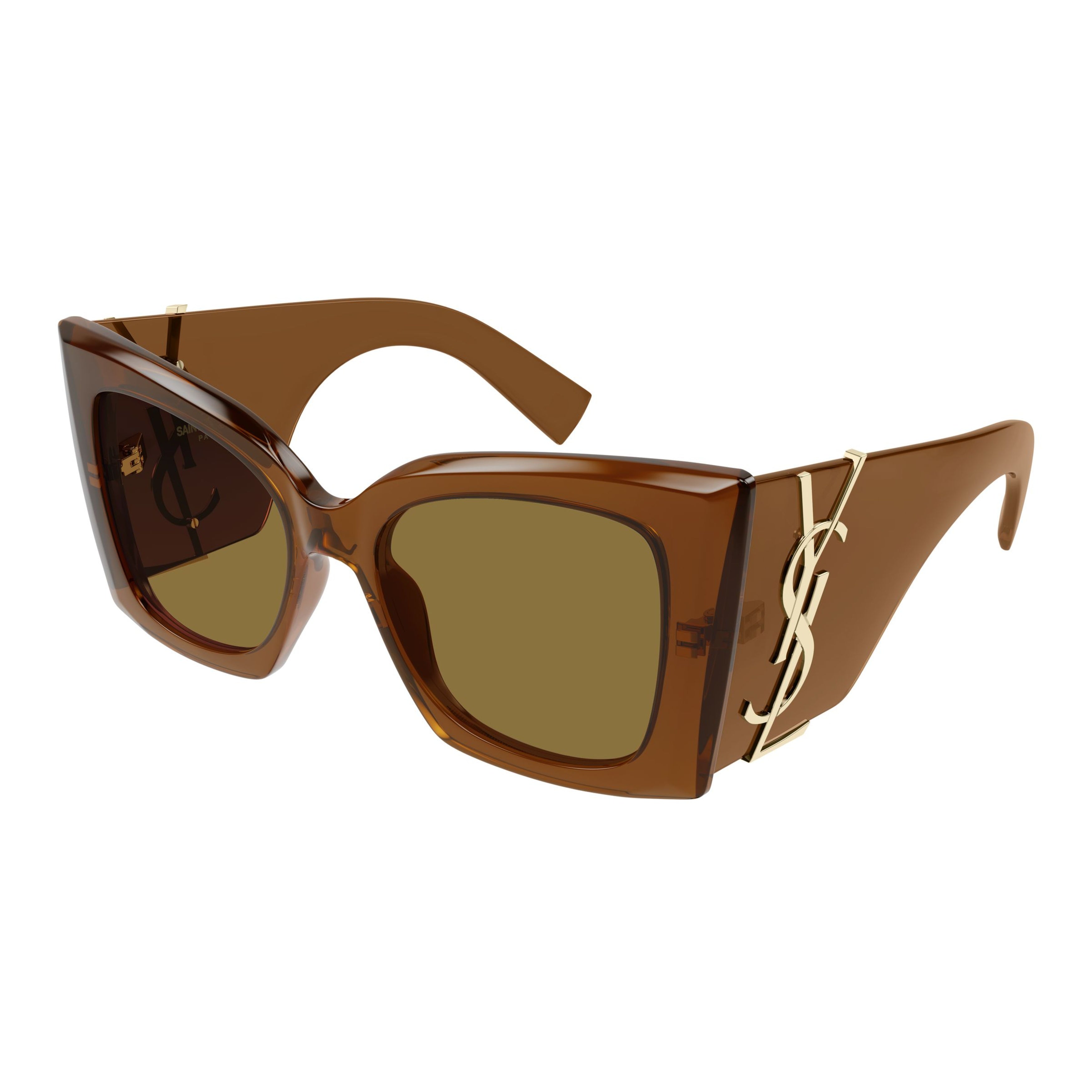 Oversized Square Frame Sunglasses with Logo Detail