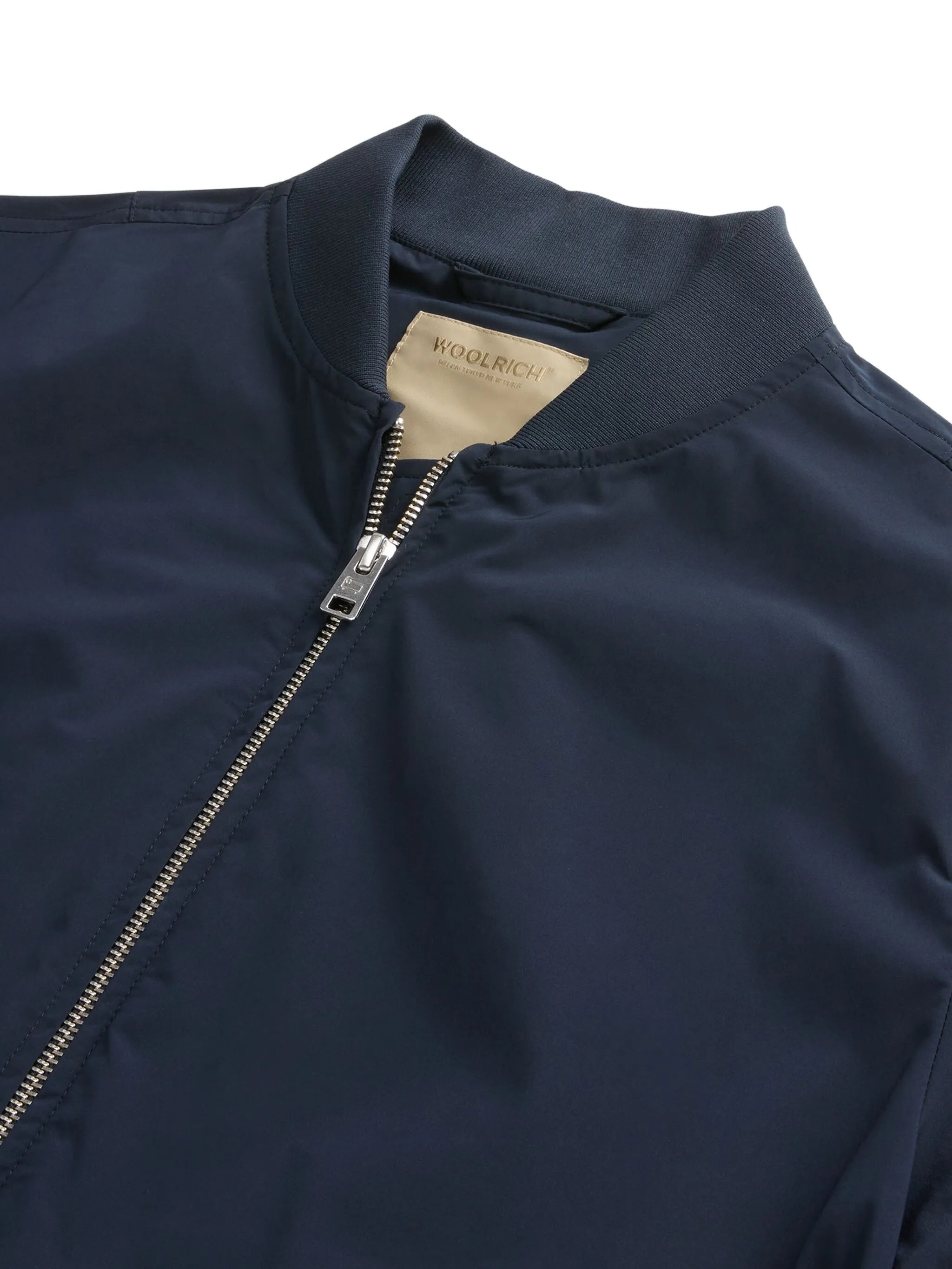 Black Summer Bomber Lightweight Polyester Jacket